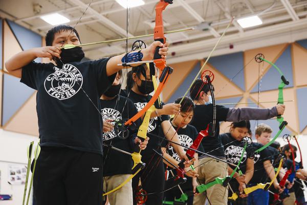 Squires Elementary archers take tournament