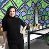 Nicole Silverman of The Dispensary (soon-to-be-known as AYR Wellness) poses in the dispensary, 8605 S. Eastern Ave., Friday, April 8, 2022.