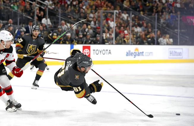 Golden Knights Fall to Devils, 3-2