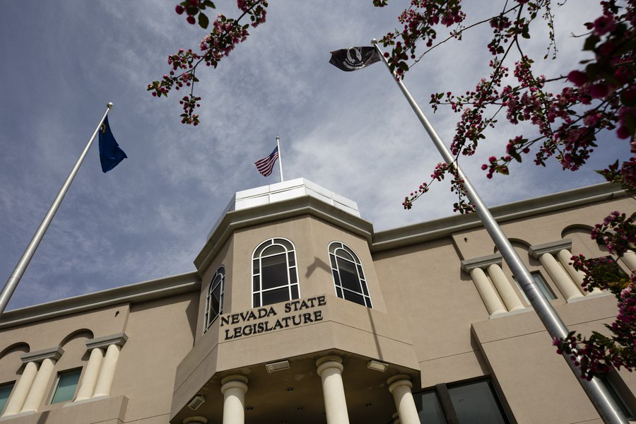 Nevada State Legislature in Carson City, Nevada Wednesday, April 27, 2022.