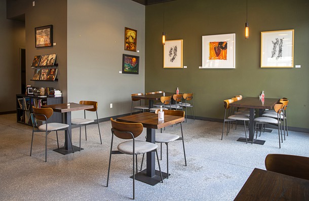 An interior view of Garagiste Wine Room & Merchant, on the southwest corner of California Avenue and Casino Center Boulevard, Tuesday, May 10, 2022.