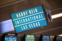 Harry Reid International Airport will not run a new video being rolled out at airports across the country that blames Democrats for the ongoing government shutdown ...

