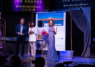 Kramer has now performed more shows than any other headlining female magician in Las Vegas.