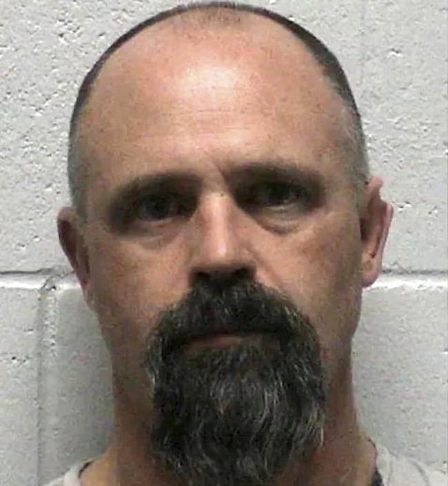 This photo provided by Lyon County Detention Center shows Troy Driver, 41, of Fallon, Nev., following his arrest Friday, March 25, 2022. Lawyers for Driver, who is accused of kidnapping and killing a Fernley teenager are seeking to dismiss the murder charge by arguing he can't be tried in Lyon County because she was killed in a neighboring county. Troy Driver's public defenders filed the motion to dismiss Thursday, June 30, 2022.

