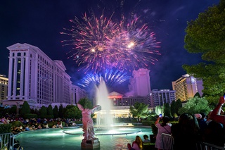 July Fourth Fireworks at Caesars Palace