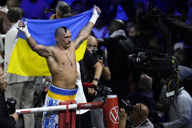 Ukraine's Oleksandr Usyk 