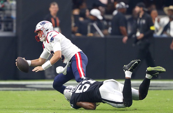 Las Vegas Raiders defensive end Malcolm Koonce (51) during the