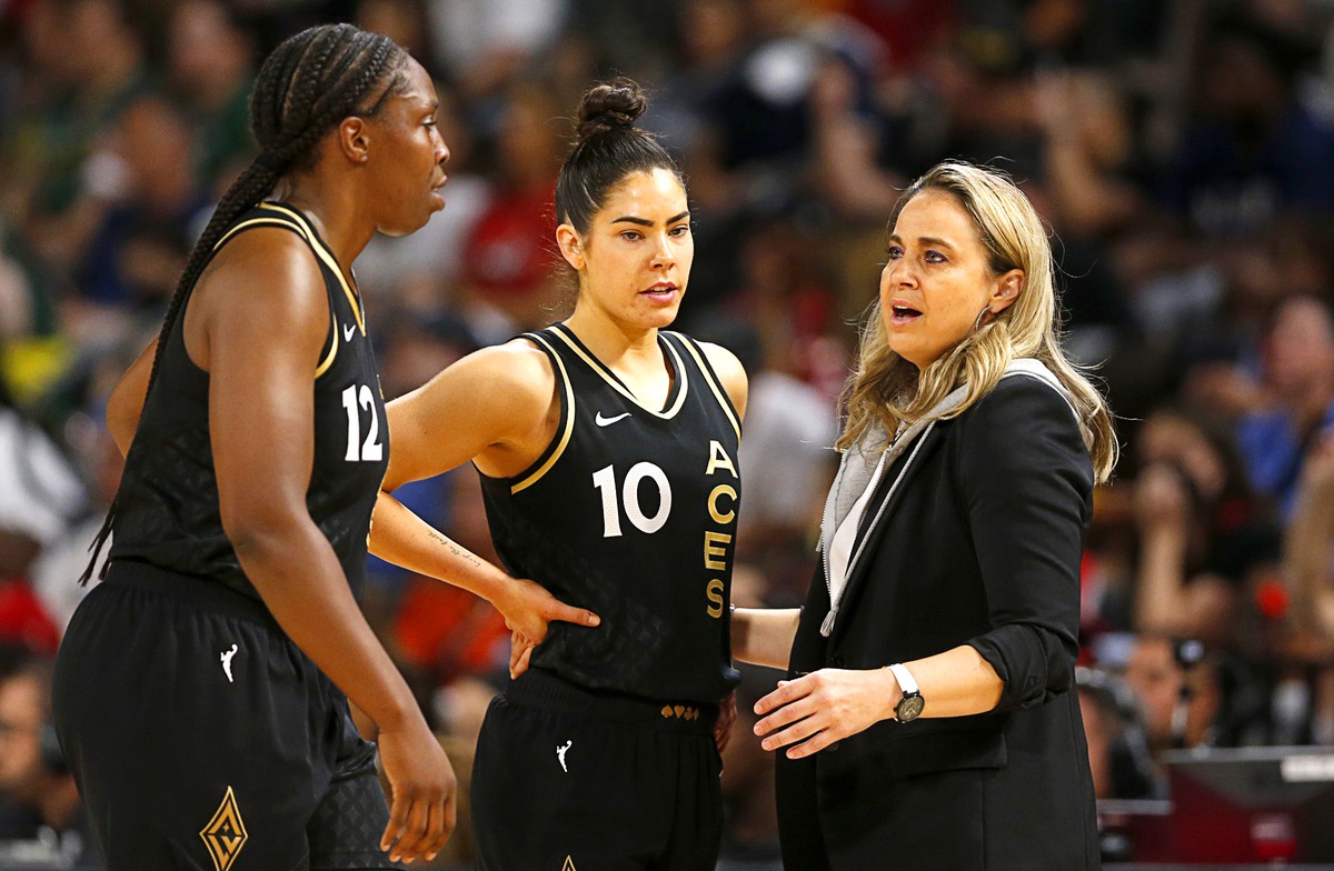 Aces duo wins skills competition at WNBA AllStar Game Las Vegas Sun News
