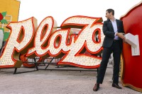 Nearly a year ago, the original sign for The Plaza was found sitting in storage, where it had been gathering dust since its removal from the hotel’s east wall during a major renovation in 2011. Someone posted a picture on social media, tagging the Neon Museum in hopes it could save the historic sign. Coincidentally, the museum’s top executive ...
