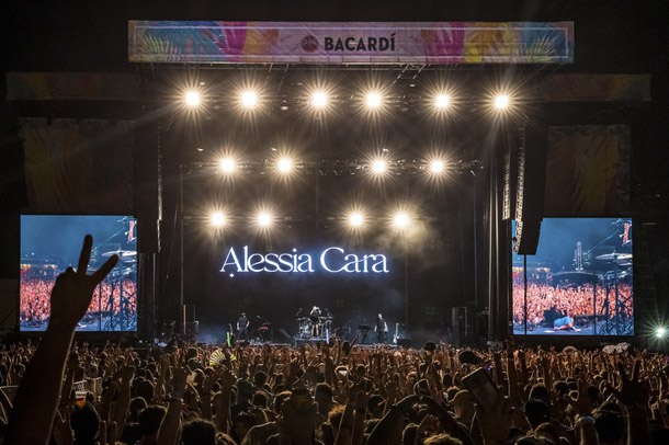 Alessia Cara performs on the Bacardi Stage during day two of the Life is Beautiful Music Festival held in Downtown Las Vegas, NV on Sept. 17, 2022. (Photo by Alive Coverage/Sipa USA)