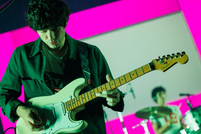The Wallows - Braeden Lemasters of the Wallows performs during their