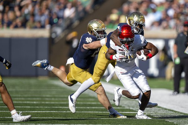 Peacock to Exclusively Live-Stream Notre Dame vs. UNLV College Football  Game Oct. 22 - Media Play News