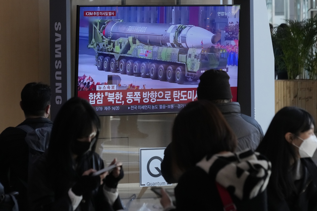 North Korea Test Fires Icbm With Range To Strike Entire Us Las Vegas Sun News 