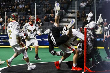 It might sound and even feel like a hockey game, but this is actually something brand new for the Las Vegas Valley—the excitement of a Desert Dogs lacrosse game. The expansion team began ...