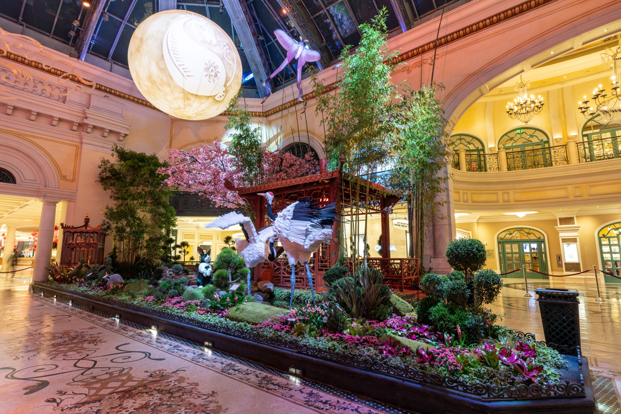 Bellagio Gardens 2023 Chinese New Year Display! 🧧✨ #bellagiogardens #