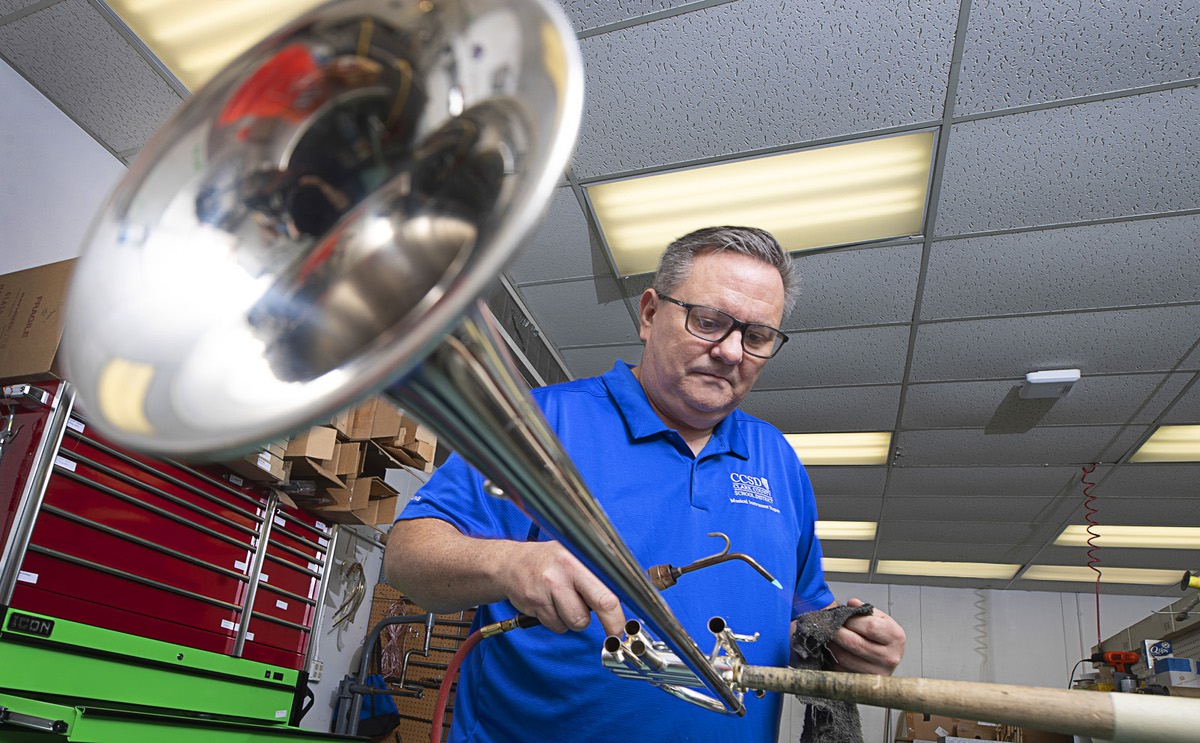 Instrument repairmen integral to inspiring musical aspirations at CCSD