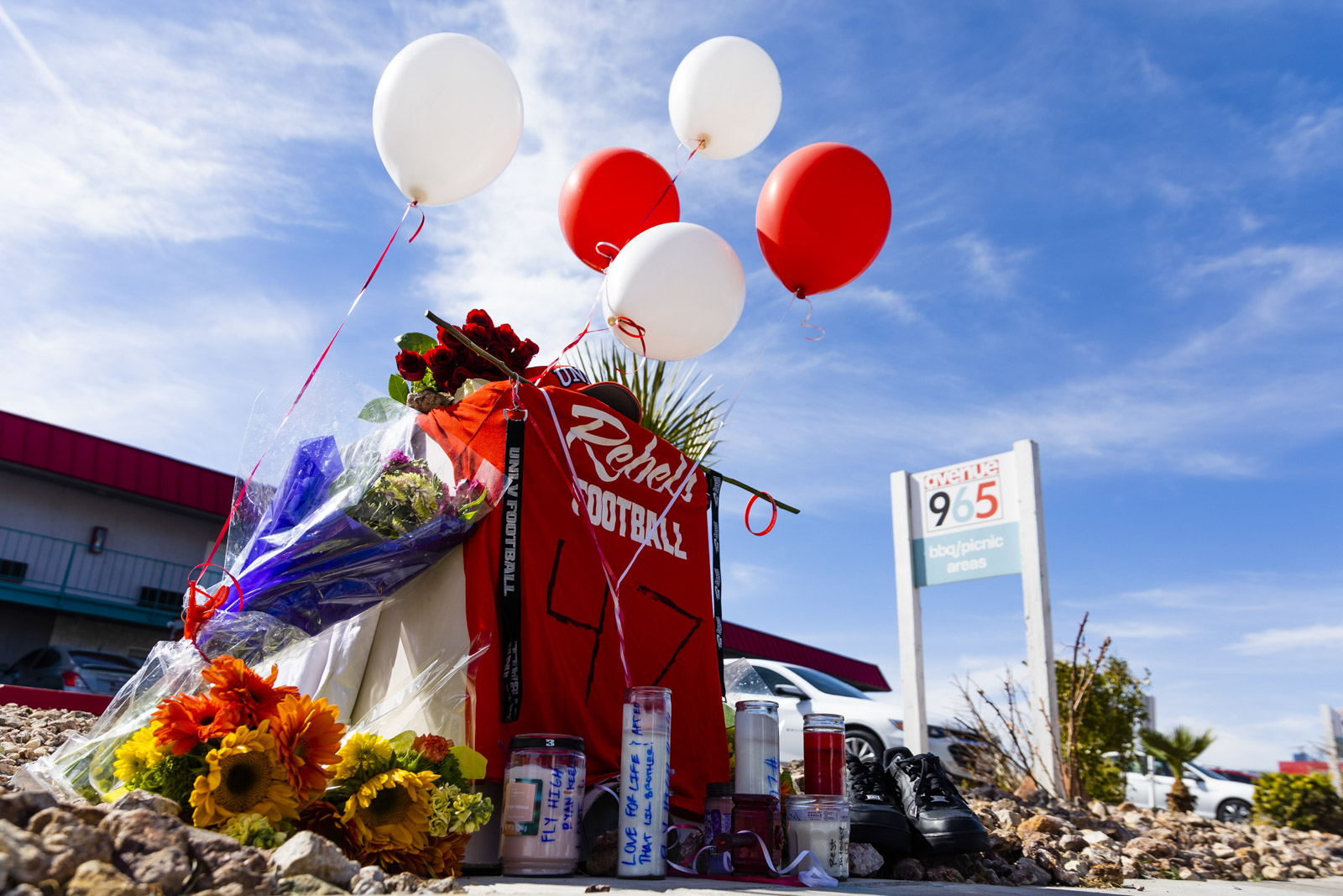 Ryan Keeler Vigil Las Vegas Sun News