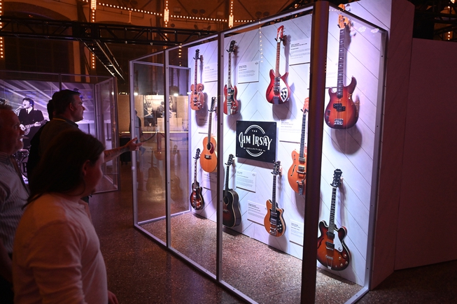 The Jim Irsay Collection on display at Navy Pier in Chicago.