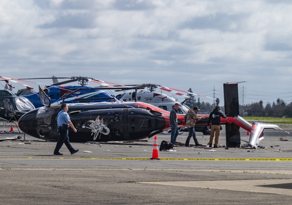 Vise dig Bliver værre reparere Stolen helicopter crashes at Sacramento Executive Airport - Las Vegas Sun  News