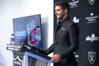 Jimmy Garoppolo on mindset joining Raiders - 'I need to earn