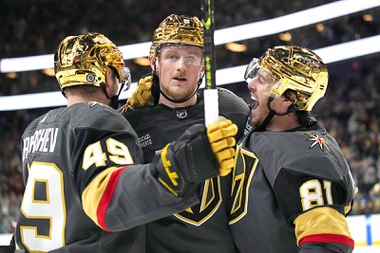 The Vegas Golden Knights needed to respond to a five-goal loss just three nights earlier, and Jack Eichel made sure they did it emphatically.


