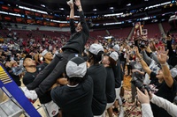 The NCAA Tournament remains the top betting attraction in Las Vegas sports books for its final few days, but the gap is thinning. ...