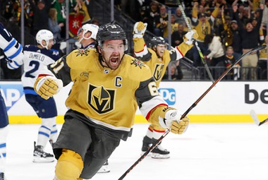 The Golden Knights' captain had two goals and an assist in the third period, his first points since returning from back surgery, and Vegas defeated the Winnipeg Jets 4-2 in Game 2 of their first-round series to even it at a game apiece.