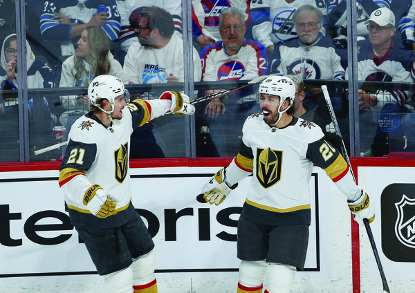 Analysis: Golden Knights can't let the Jets out-tough them again in Game 2  - Las Vegas Sun News