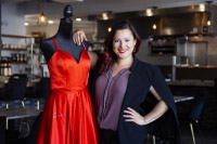 The dress, worn by Emi Sakevich, will make its public debut June 24 at the Leukemia and Lymphoma Society Las Vegas Branch’s Visionary of the Year gala, where Sakevich is one of five local nominees for the ...