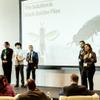 Team LutumPotentia presents their pitch for utilizing black soldier flys to help reduce food waste during the UNLV Presidents Innovation Challenge at the Thomas & Mack Center Strip View Pavilion, Monday May 1, 2023.
