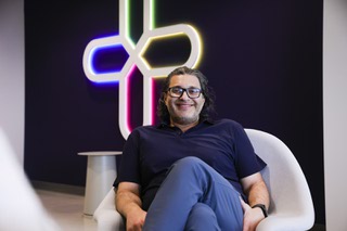 Omer Sattar, Co-CEO and Co-Founder of Sightline, a cashless payment company, is interviewed at Sightlines offices Tuesday, May 16, 2023.
