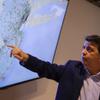 Sam Basile, VP, Business Development & Licensing for GeoComply, a compliance and anti-fraud company, demonstrates the companys geolocation compliance software at GeoComplys offices Tuesday, May 16, 2023.