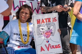 National Federation of Filipino American Association; Bamboo Bridges; SEIU Local 1107, Nevadas largest healthcare and public service union; and community allies gathered at the Regional Justice Center for the Stop Asian Hate Rally in Las Vegas on Thursday, June 29, 2023. Brian Ramos