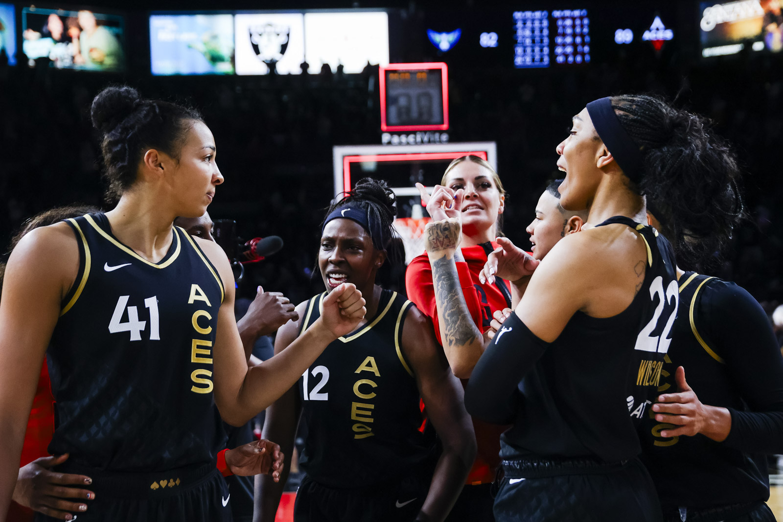 The Las Vegas Aces tip off their title defense after an eventful