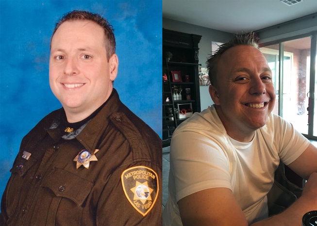 Officer Philip Closi, left and Sgt. Douglas King. 