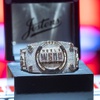 The championship bracelet is displayed during the 2023 World Series of Poker Main Event at the Horseshoe Monday, July 17, 2023. More than 10,000 players entered the annual $10,000 buy-in no-limit Texas Hold em poker tournament this year.