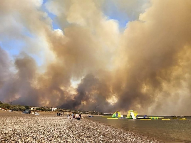 greece wildfires