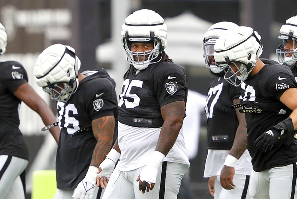 Raiders have tough calls to make on defensive line with cut day looming -  Las Vegas Sun News
