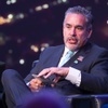 Peter Guzman, president and CEO of the Latin Chamber of Commerce, speaks during a Las Vegas Super Bowl LVIII Host Committee news conference at the Vu Las Vegas Studios Wednesday, Aug. 23, 2023.