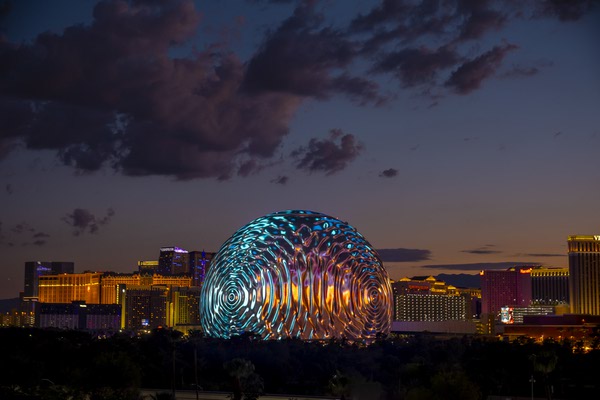 Dolan's Sphere the Latest to Light Up the Vegas Strip