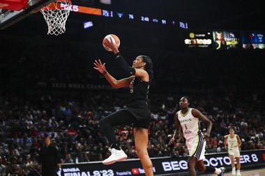 Wilson, the two-time MVP who led the Aces to the best record in league history and averaged a career-high 22.8 points and 9.5 rebounds on 55.7% shooting, finished third. She received just 17 first-place votes and finished six points behind Thomas.