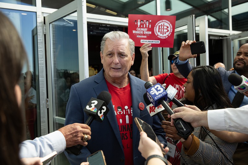 After Tuesday’s talks with MGM Resorts, union negotiators are scheduled to meet today with Caesars and Wynn Resorts on Friday. Whether a strike deadline will be set ...