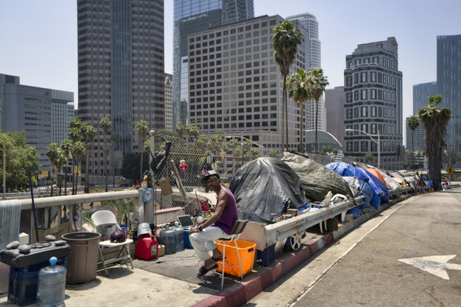 los angeles homeless