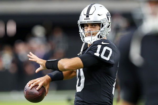 Raiders' Garoppolo is in concussion protocol, putting his start for game in  question - ABC News