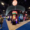 EGT booth at the 2023 G2E Global Gaming Expo at the Venetian Hotel from Oct. 9 to 12 in Las Vegas, Wednesday, October 11, 2023 Brian Ramos.