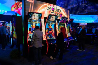 Las Vegas-based gaming manufacturer Light & Wonder partnered with Netflix to create a slot machine based on the streaming giant’s hit show, the South Korea-set thriller Squid Game.