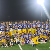 The Moapa Valley football team is pictured after beating rival Virgin Valley in the Hammer Game on Oct. 20, 2023.