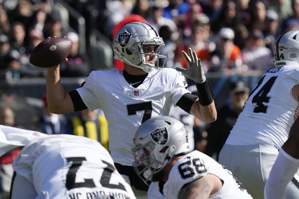 Raiders embarrassed in blowout loss to the Bears - Las Vegas Sun News