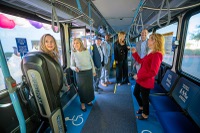 Four zero-emission buses unveiled Wednesday were obtained via grant funding made available from several federal spending bills and will help the RTC in its goal in becoming carbon neutral ...