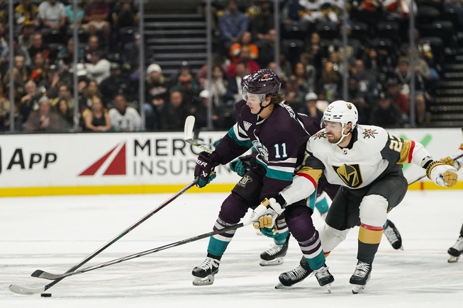 Golden Knights fall to Ducks